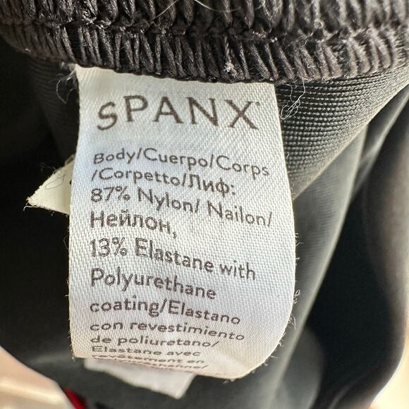 SPANX SPANXshape Faux Leather Leggings Black - Picture 8 of 9